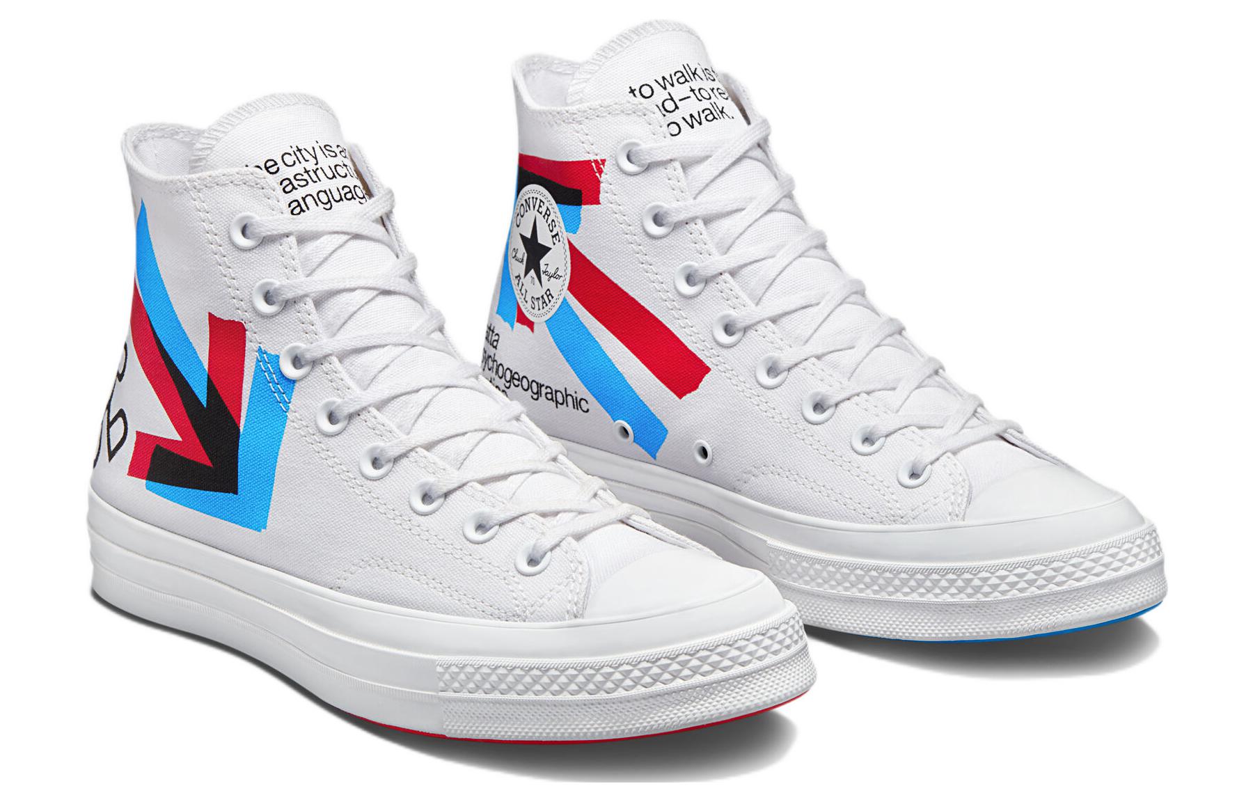 Lookbook パッタ x エクスペリメンタル・ジェットセット x コンバース チャック 70 ハイ 'パッタ サイコジオグラフィック プラクティス' A03173C