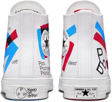 パッタ x エクスペリメンタル・ジェットセット x コンバース チャック 70 ハイ 'パッタ サイコジオグラフィック プラクティス' A03173C Shop パッタ x エクスペリメンタル・ジェットセット x コンバース チャック 70 ハイ 'パッタ サイコジオグラフィック プラクティス' A03173C