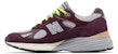 Patta x New Balance 991v2 Made in England 'Pickled Beet' Lelaki Wanita Sneakers. U991PD2