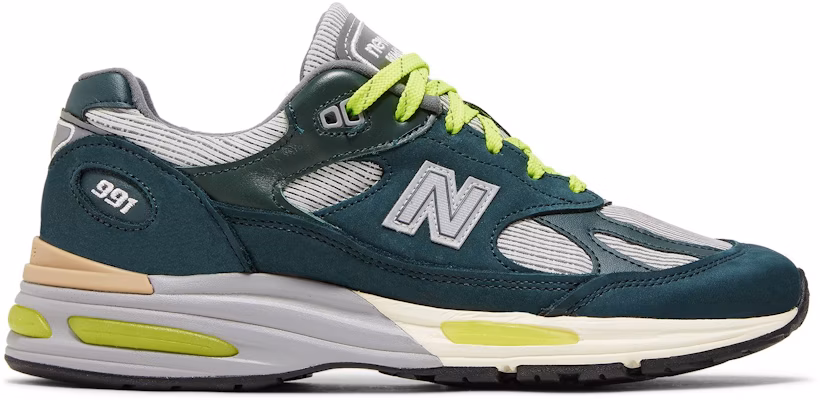 Patta x New Balance 991v2 Buatan England 'Sea Moss' U991PB2 Buy Patta x New Balance 991v2 Buatan England 'Sea Moss' U991PB2