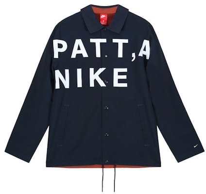 Patta x Nike NSW Coaches Jacket Dark Obsidian Buy Patta x Nike NSW Coaches Jacket Dark Obsidian