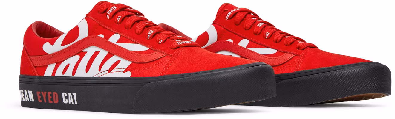 Patta x Vans Old Skool VLT LX 'Mean Eyed Cat - High Risk Red' VN0A4BVF5X8 Cheap Patta x Vans Old Skool VLT LX 'Mean Eyed Cat - High Risk Red' VN0A4BVF5X8