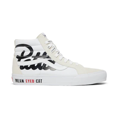 Patta Vans Vault Sk8-Hi Reissue VLT LX 'Mean Eyed Cat - White'