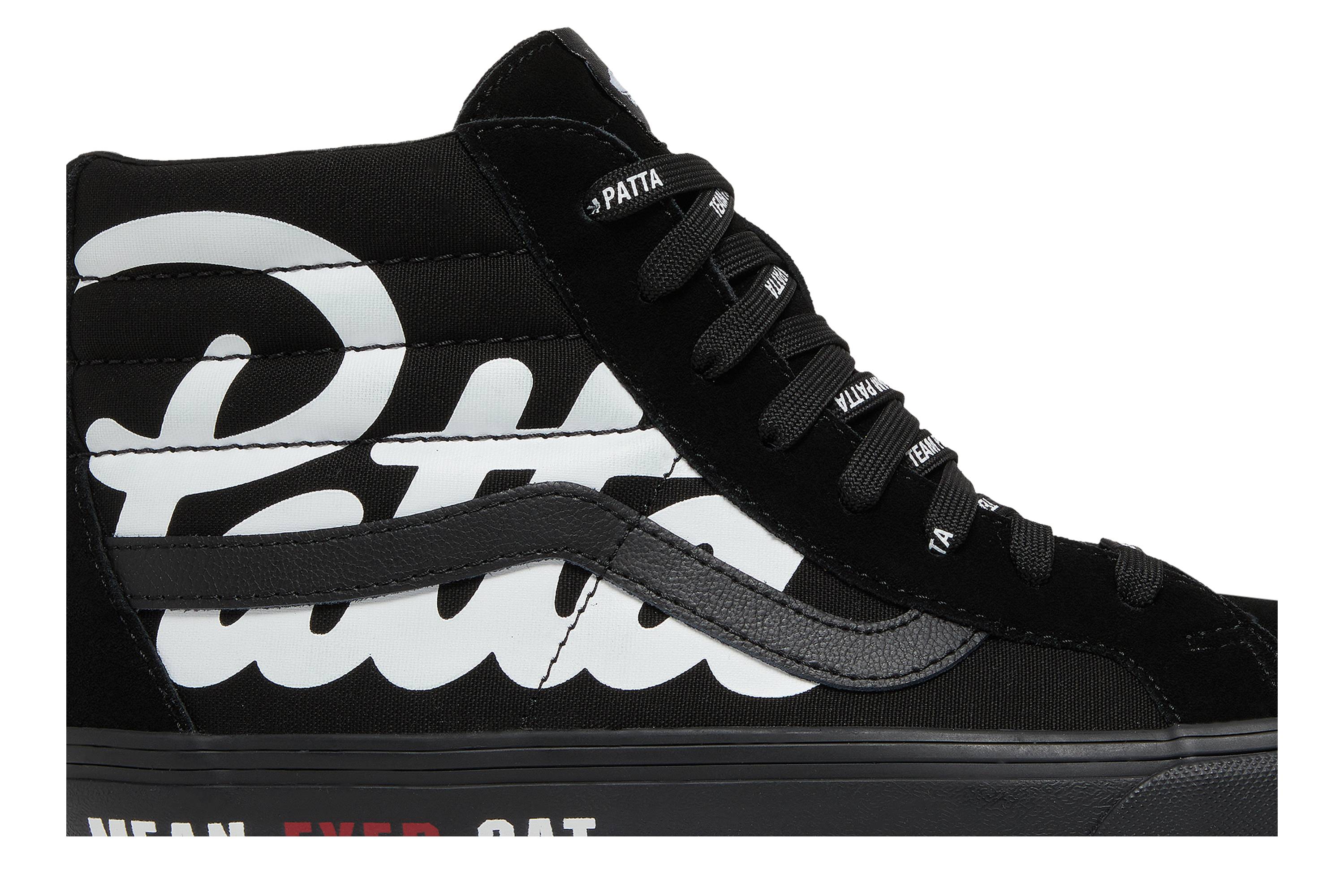 Order Patta x Vans Vault Sk8-Hi "Mean Eyed Cat" 黒 (80 characters with spaces) VN0A4BVH5X0