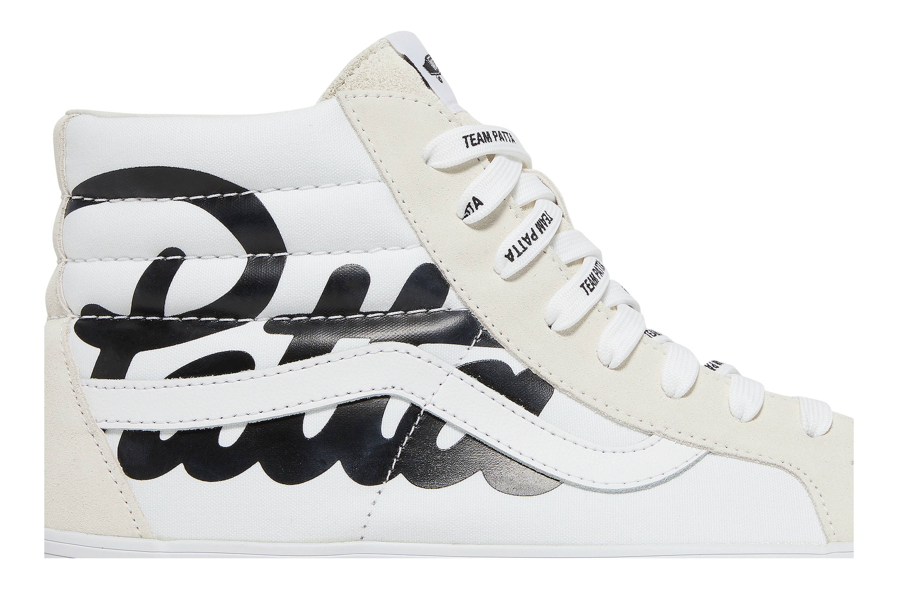 Order Patta x Vans SK8 HI 重新發行 VL 潮流萬用 休閒 高筒 滑板鞋 男女款 白