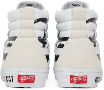 Patta x Vans Vault Sk8-Hi Reissue VLT LX 'Mean Eyed Cat - Blanco' VN0A4BVH5WW Details for Patta x Vans Vault Sk8-Hi Reissue VLT LX 'Mean Eyed Cat - Blanco' VN0A4BVH5WW