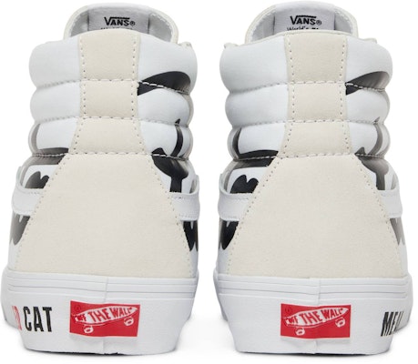 Patta x Vans Vault Sk8-Hi Reissue VLT LX 'Mean Eyed Cat - White' VN0A4BVH5WW Details for Patta x Vans Vault Sk8-Hi Reissue VLT LX 'Mean Eyed Cat - White' VN0A4BVH5WW