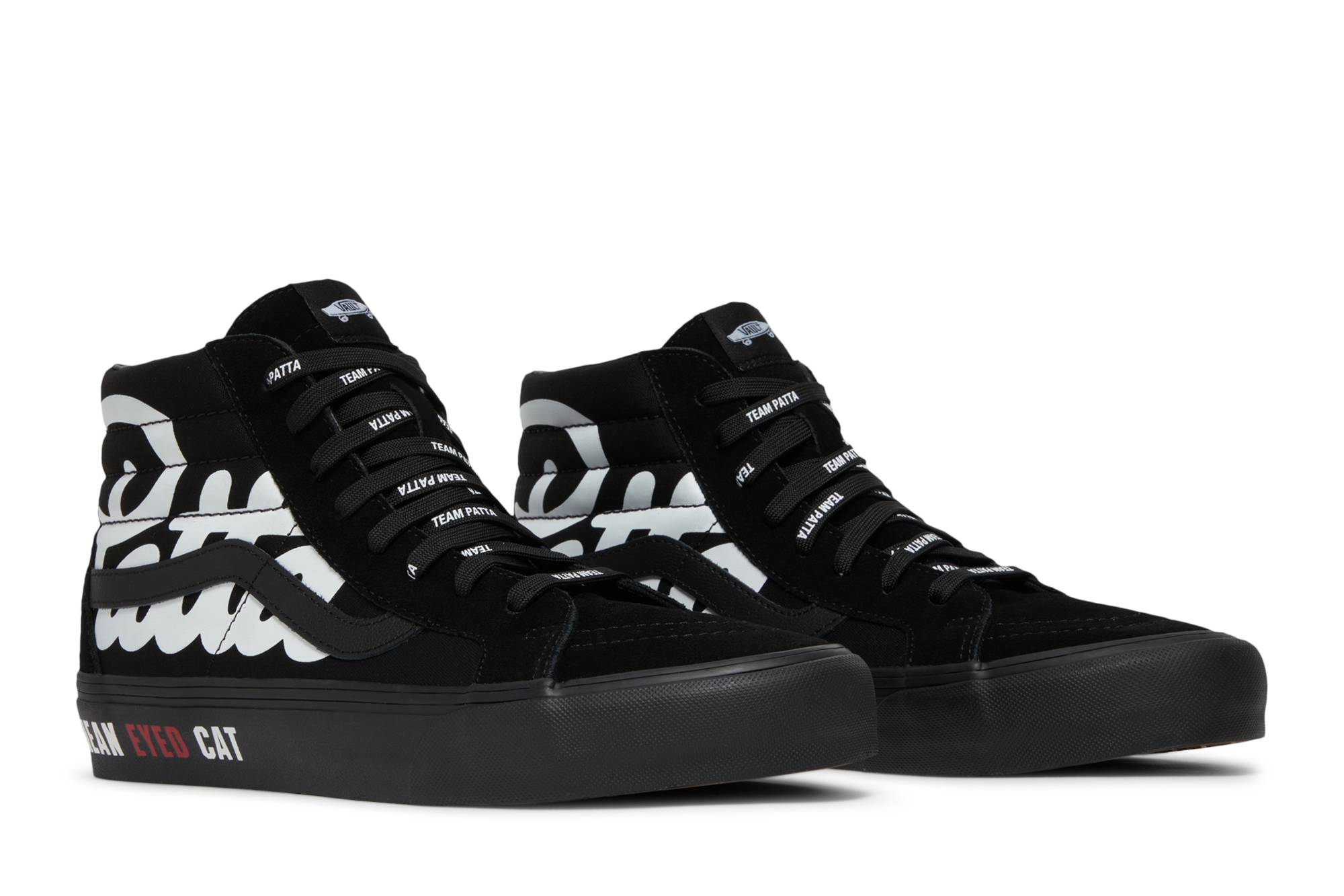 Cheap Patta x Vans Vault Sk8-Hi "Mean Eyed Cat" 黒 (80 characters with spaces) VN0A4BVH5X0