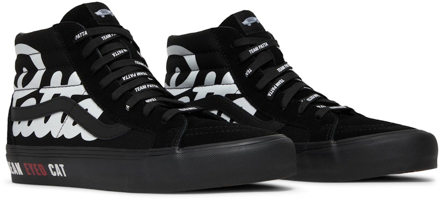 Patta x Vans Vault Sk8-Hi Reissue VLT LX 'Mean Eyed Cat - Black' VN0A4BVH5X0 Cheap Patta x Vans Vault Sk8-Hi Reissue VLT LX 'Mean Eyed Cat - Black' VN0A4BVH5X0