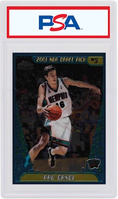 Pau Gasol 2001 Topps Chrome Novato #131 Buy Pau Gasol 2001 Topps Chrome Novato #131
