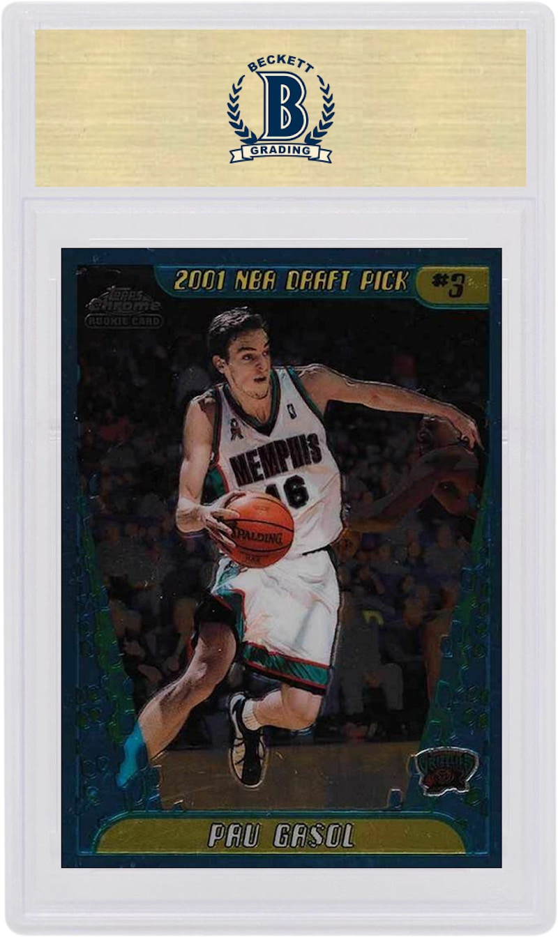 Pau Gasol 2001 Topps Chrome Rookie #131 圖 2
