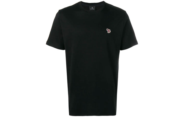 Paul Smith  Zebra Embroidered T-Shirt - Black M2R-011R-AZEBRA-79
