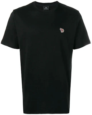 Paul Smith Zebra Embroidered T-Shirt - Black M2R-011R-AZEBRA-79 Buy Paul Smith Zebra Embroidered T-Shirt - Black M2R-011R-AZEBRA-79