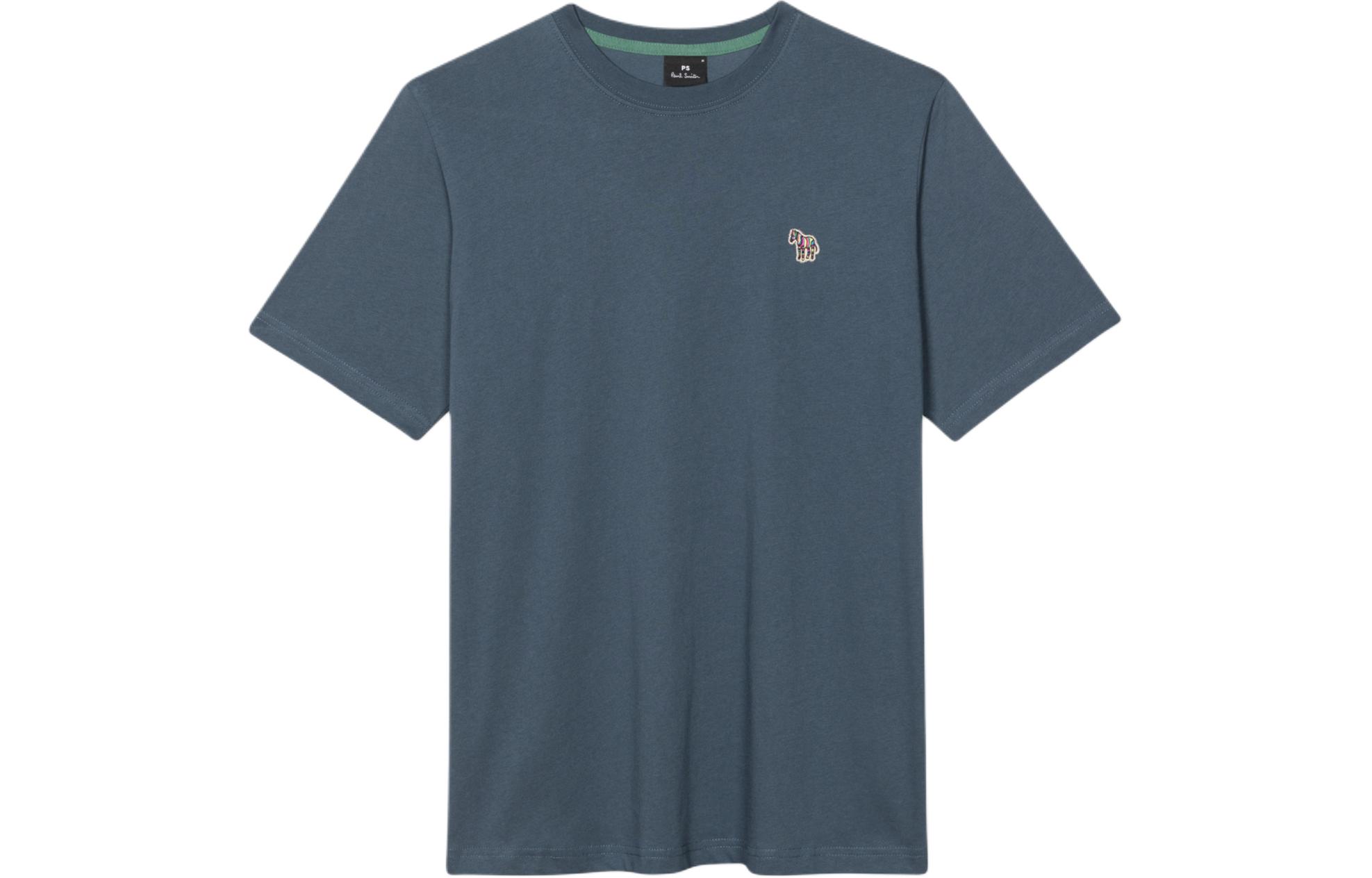 Paul Smith  Zebra Logo Regular Fit T-Shirt Navy Blue M2R-011RZ-M20064-46B