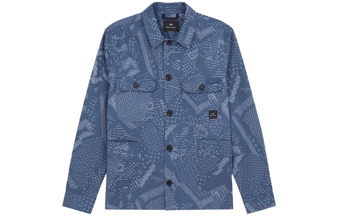Paul Smith Bandana Print Jacket Blue Mens. M2R-352Y-L21842-48