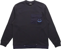 Paul Smith Black Hoodie with Letter Logo Print and Drawstring. M2R-062YE-K21169-49 Paul Smith Black Hoodie with Letter Logo Print and Drawstring. M2R-062YE-K21169-49