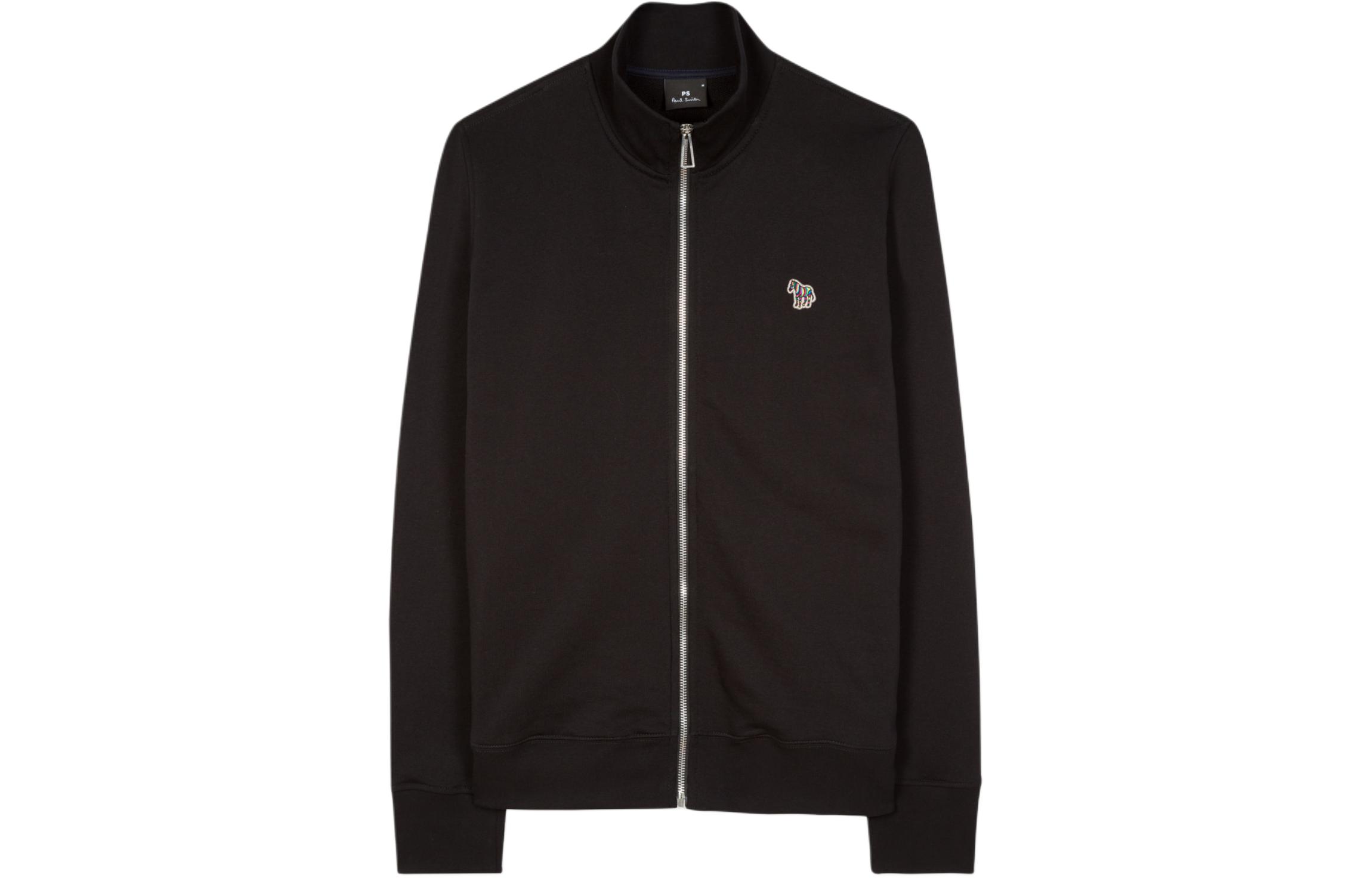 Paul Smith Black Zip-Up Solid Long-Sleeve Jacket M2R-136T-KZEBRA-79