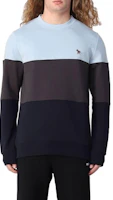 Paul Smith Blue Colorblock Crewneck Pullover Sweatshirt M2R010XZH2111649 Paul Smith Blue Colorblock Crewneck Pullover Sweatshirt M2R010XZH2111649