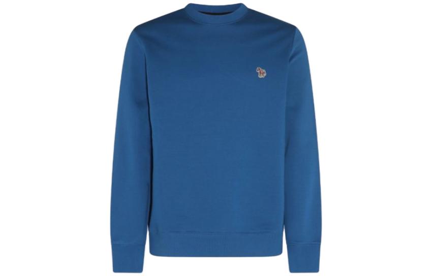Paul Smith Blue Crewneck Pullover Slim Fit Sweatshirt M2R-027R-ZL2111-64