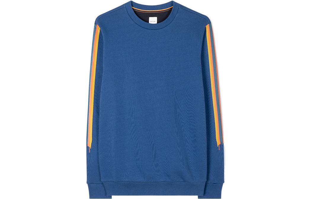 Paul Smith Blue Painted Stripe Print Sweatshirt M1R-302S-HP3260-46