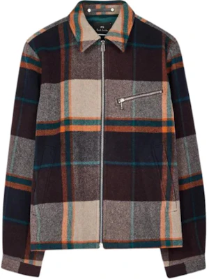 Paul Smith 酒紅格紋長袖外套附拉鍊口袋 M2R-111Z-N22206-08 Buy Paul Smith 酒紅格紋長袖外套附拉鍊口袋 M2R-111Z-N22206-08