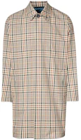 Paul Smith Checked Print Mid-Length Jacket Light Beige M1R-909U-G01461-60 Paul Smith Checked Print Mid-Length Jacket Light Beige M1R-909U-G01461-60