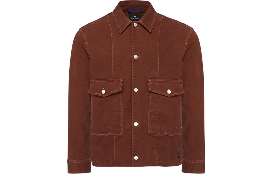 Paul Smith Chocolate Shirt Jacket M2R-602U-G21371-66