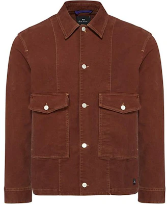 Paul Smith 巧克力色衬衫夹克 M2R-602U-G21371-66 Buy Paul Smith 巧克力色衬衫夹克 M2R-602U-G21371-66