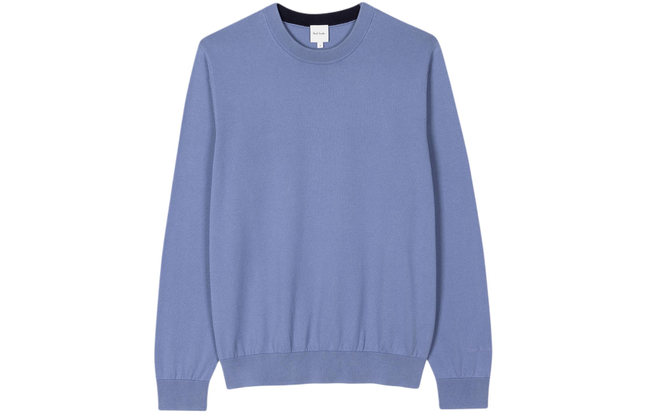 Paul Smith Colorblock Crewneck Pullover Sweatshirt Blue M1R-626Y-M02308-44