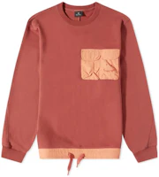 Paul Smith Colorblock Crewneck Pullover Sweatshirt Red - M2R-062YE-K21169-26 Paul Smith Colorblock Crewneck Pullover Sweatshirt Red - M2R-062YE-K21169-26