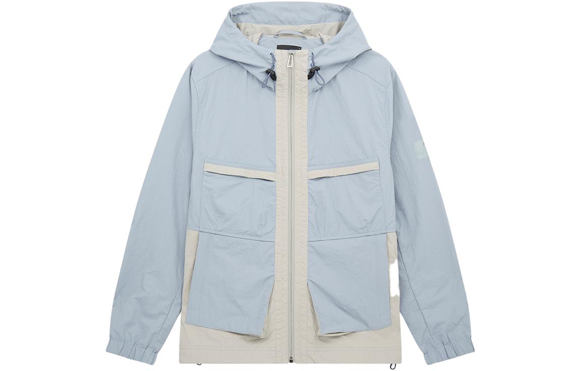 Paul Smith Colorblock Zip Hoodie Jacket Men’s Light Blue M2R-048Y-K21785-40