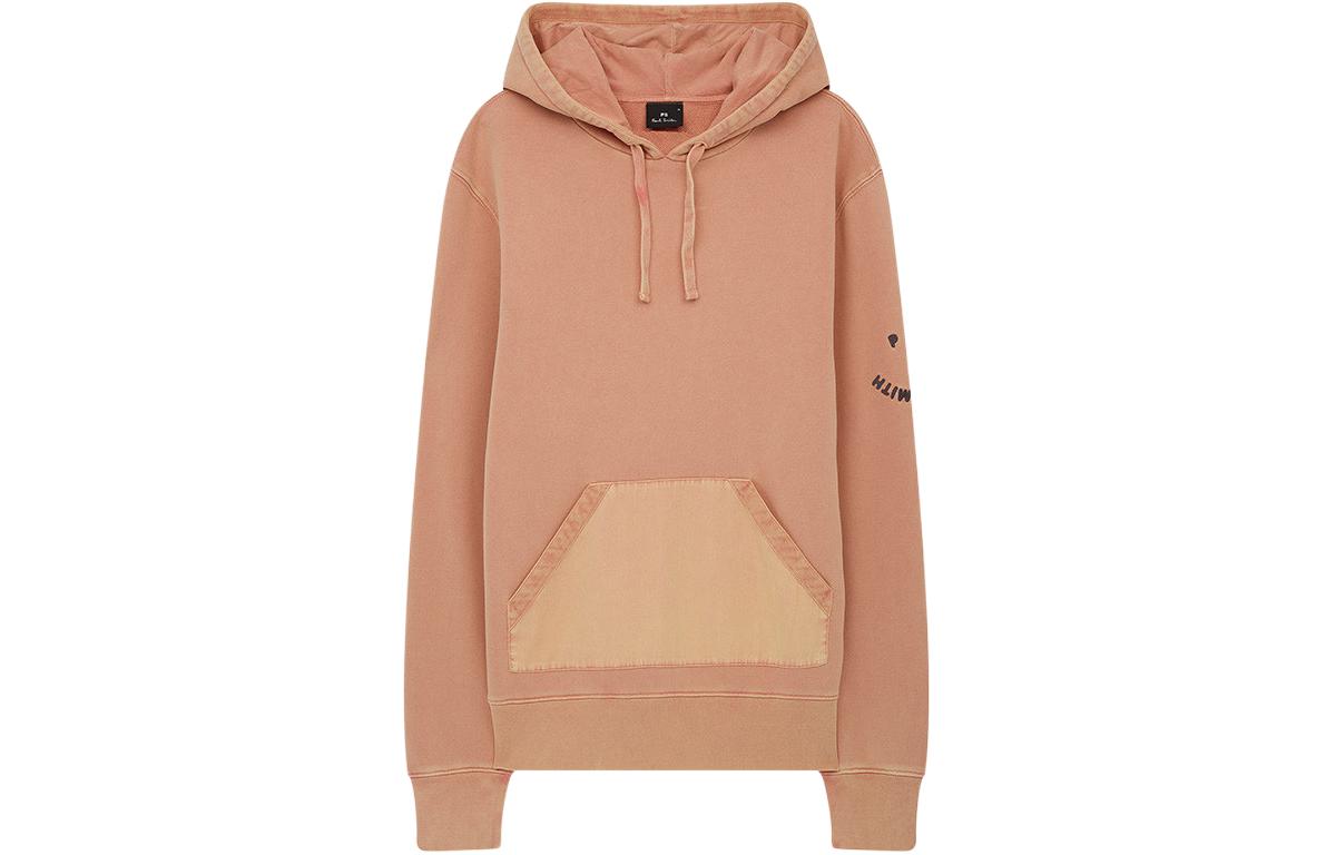 Paul Smith Embroidered Logo Unisex Hoodie Orange M2R-230XP-H21508