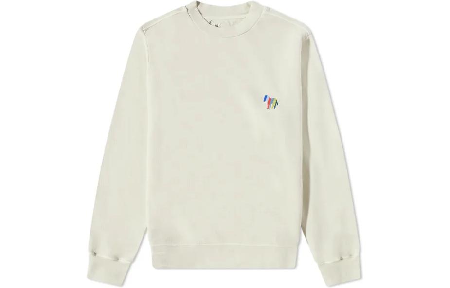 Paul Smith Embroidered Pony Khaki Crewneck Sweatshirt for Men M2R-265XE-HP3138-02