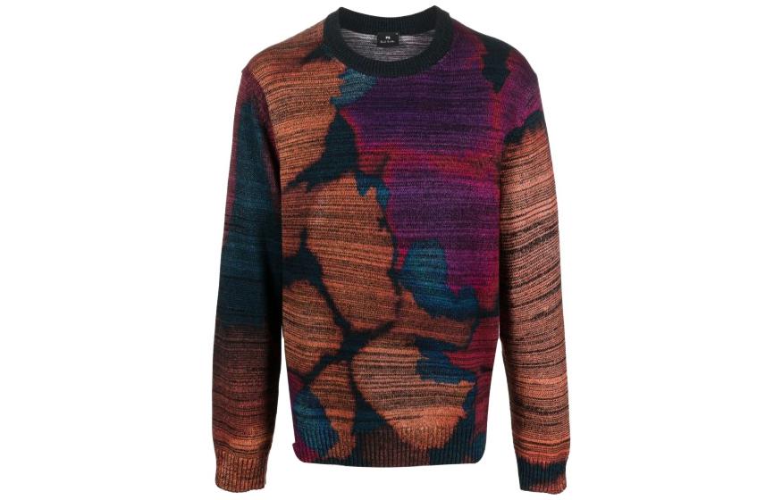 Paul Smith Floral Crewneck Pullover Sweatshirt M2R-248Y-L21943
