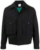 Paul Smith FW21 Casual Pinstripe Jacket Coat Black M1R999TA01033 Paul Smith FW21 Casual Pinstripe Jacket Coat Black M1R999TA01033