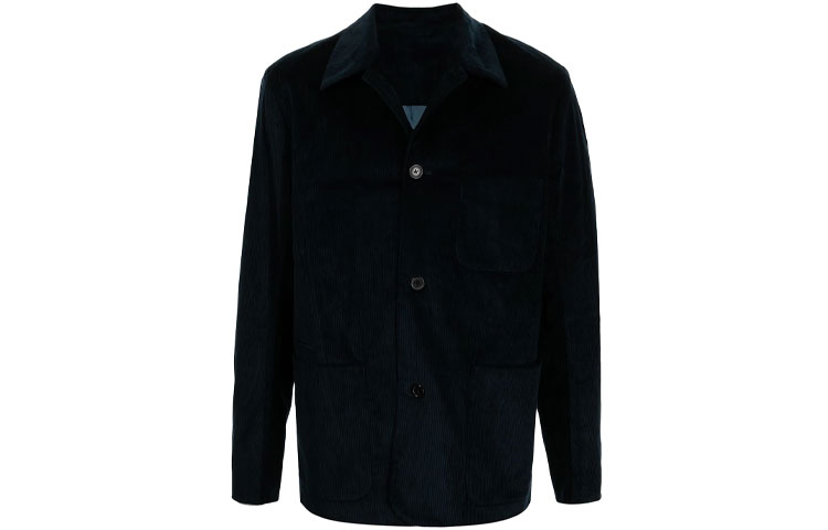 Paul Smith FW21 Corduroy Long Sleeve Shirt Jacket Blue - M1R-017X-G01367-47