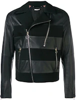 Paul Smith FW21 Leather Panel Biker Jacket Black Short Outerwear PKX-C268-N216216 Paul Smith FW21 Leather Panel Biker Jacket Black Short Outerwear PKX-C268-N216216