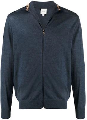 Paul Smith FW21 Jaket Navy Zip-Up Sweatshirt Berotot Rib M1R-774T-F013-95 Buy Paul Smith FW21 Jaket Navy Zip-Up Sweatshirt Berotot Rib M1R-774T-F013-95