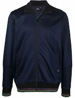 Paul Smith FW21 Rainbow Stripe Zip-Up Jacket Blue M2R-219U-G20081-49 Paul Smith FW21 Rainbow Stripe Zip-Up Jacket Blue M2R-219U-G20081-49