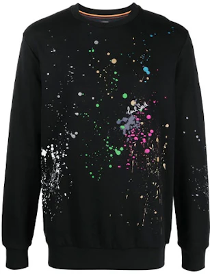 Paul Smith FW21 Baju Sejuk Hitam Lelaki Cetakan Splatter Lengan Panjang M1R-302S-FP2587-79 Buy Paul Smith FW21 Baju Sejuk Hitam Lelaki Cetakan Splatter Lengan Panjang M1R-302S-FP2587-79