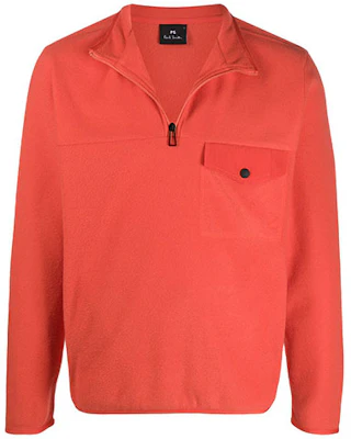 Paul Smith 2021秋冬橙色拉链羊毛衫套头衫 - 修身款 M2R-893T-A20781-16 Buy Paul Smith 2021秋冬橙色拉链羊毛衫套头衫 - 修身款 M2R-893T-A20781-16