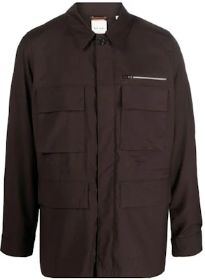 Paul Smith FW22 棕色襯衫外套搭配簡約口袋設計 M1R611XJ0118469 Buy Paul Smith FW22 棕色襯衫外套搭配簡約口袋設計 M1R611XJ0118469