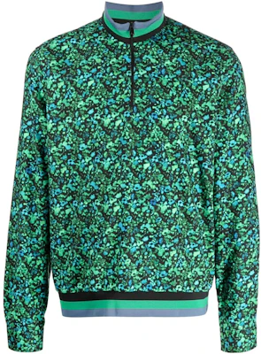 Paul Smith FW22 Baju Sweatshirt Cetak Bunga Half-Zip Hijau Pudina Lelaki M1R-777X-J01830-33 Buy Paul Smith FW22 Baju Sweatshirt Cetak Bunga Half-Zip Hijau Pudina Lelaki M1R-777X-J01830-33