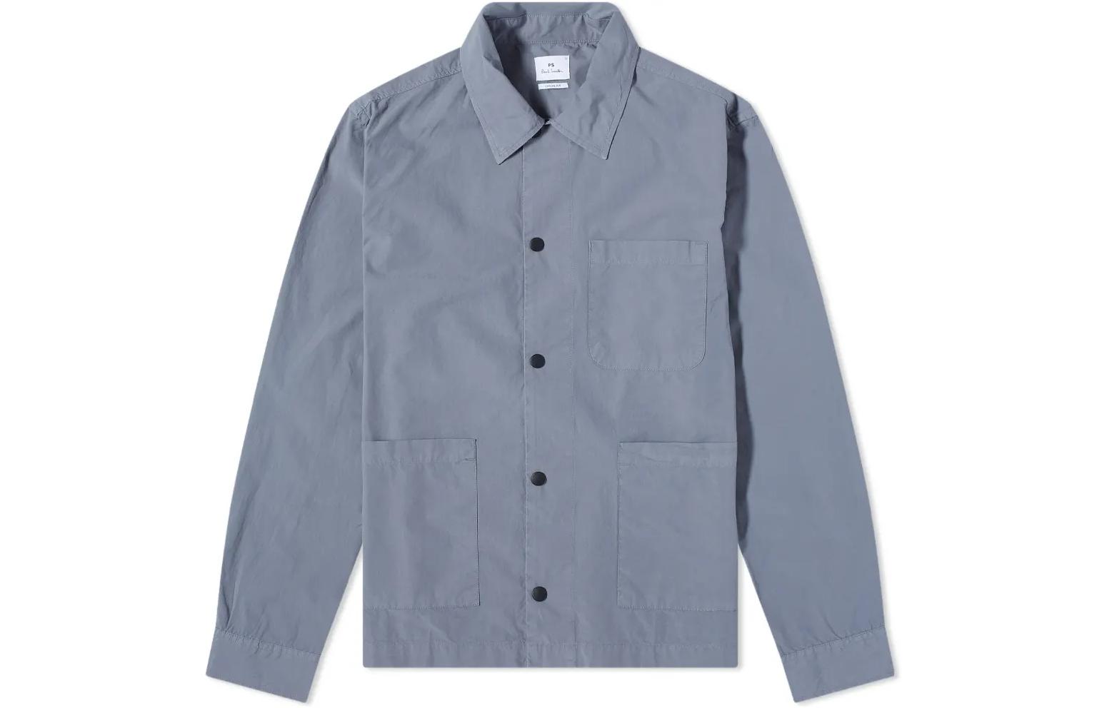 Paul Smith FW22 Grey Single-Breasted Long-Sleeve Jacket M2R-238X-H21477-76