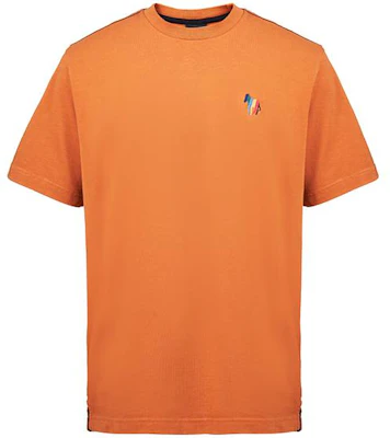 Paul Smith FW22 Zebra Print Crewneck Short Sleeve T-Shirt Men’s Light Iron Rust M2R-924UE-J21573-18 Buy Paul Smith FW22 Zebra Print Crewneck Short Sleeve T-Shirt Men’s Light Iron Rust M2R-924UE-J21573-18