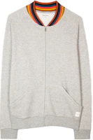 Paul Smith FW22 Zip-Up Sweatshirt Jacket Light Grey M1A-540J-AU807B-70 Paul Smith FW22 Zip-Up Sweatshirt Jacket Light Grey M1A-540J-AU807B-70