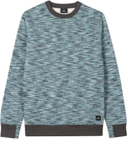 Paul Smith FW23 Blue Fuzzy Effect Crewneck Pullover Sweater M2R-027R-L21269-77 Paul Smith FW23 Blue Fuzzy Effect Crewneck Pullover Sweater M2R-027R-L21269-77