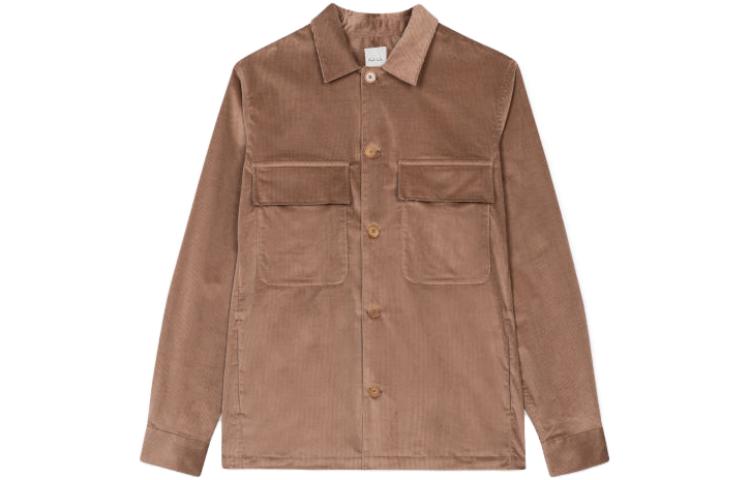 Paul Smith FW23 Brown Fleece Shirt Jacket M1R-009Y-L02065-73