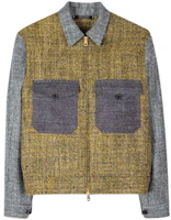 Paul Smith FW23 Colorblock Jacket with Pointed Collar M1R-520YM-L02118-10 Paul Smith FW23 Colorblock Jacket with Pointed Collar M1R-520YM-L02118-10