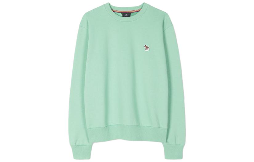 Paul Smith FW23 Green Zebra Pattern Crewneck Sweatshirt Men W2R-142V-E20616-33